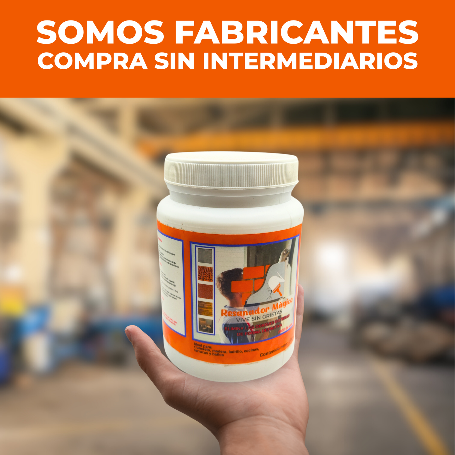 Resanador Multiusos, resina suave para resanar, sellador de grietas, hoyos, techos y plafones, no se agrieta ni pierde volumen, resanador de paredes transparente 1LT