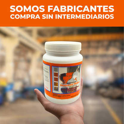 Resanador Multiusos, resina suave para resanar, sellador de grietas, hoyos, techos y plafones, no se agrieta ni pierde volumen, resanador de paredes transparente 1LT
